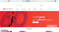 Desktop Screenshot of gonutrition.com